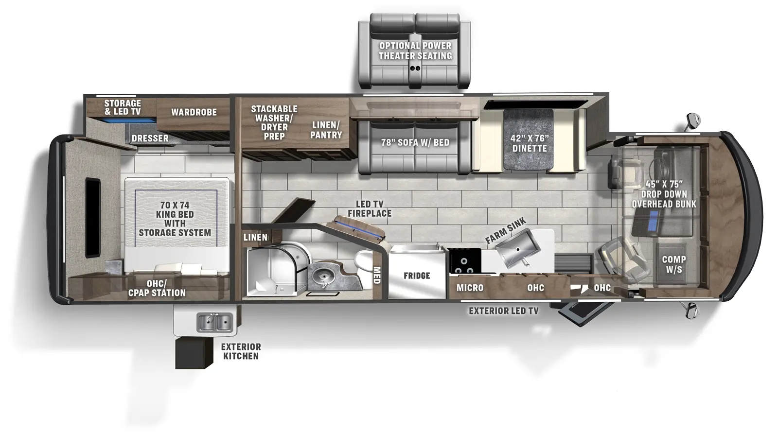 Encore 325SS Floorplan